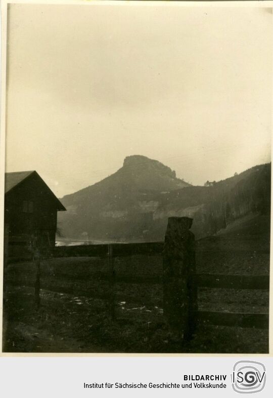 Blick auf den Lilienstein