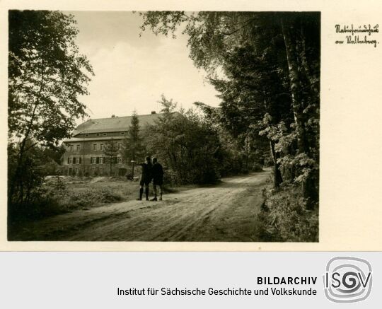 Bildpostkarte "Naturfreundehaus am Valtenberg"