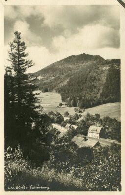 Bild: Bildpostkarte "Blick vom Butterberg auf die Lausche"