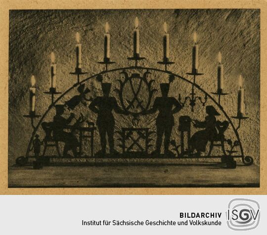 Postkarte Feierohmd-Schau Schwarzenberg