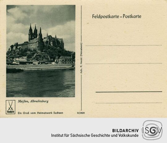 Postkarte "Ein Gruß vom Heimatwerk Sachsen"