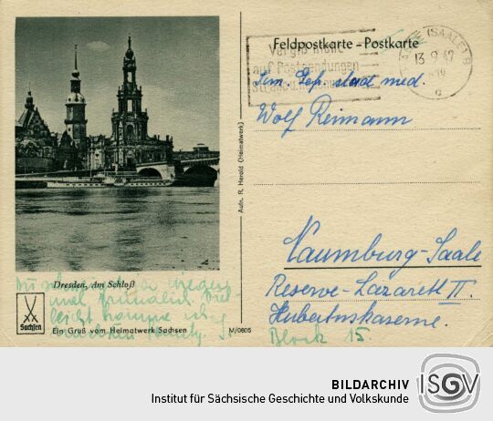 Postkarte "Ein Gruß vom Heimatwerk Sachsen"