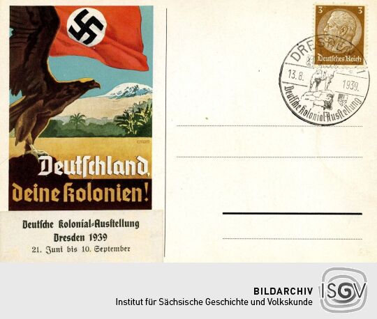 Postkarte "Deutschland deine Kolonien!"