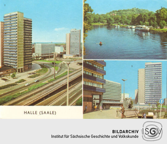 Postkarte: Halle (Saale)