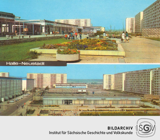 Postkarte: Halle-Neustadt (Saale)