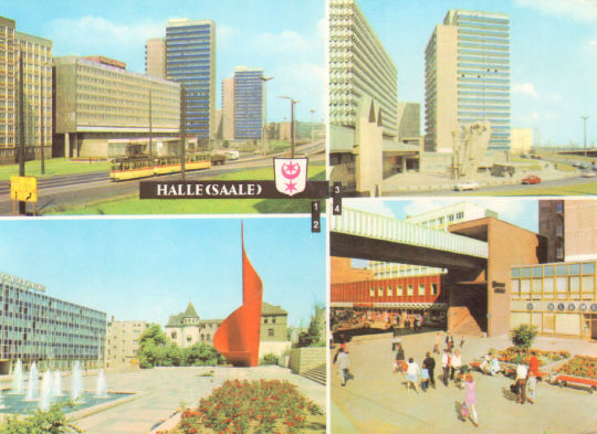 Postkarte: Halle (Saale)