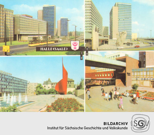 Postkarte: Halle (Saale)