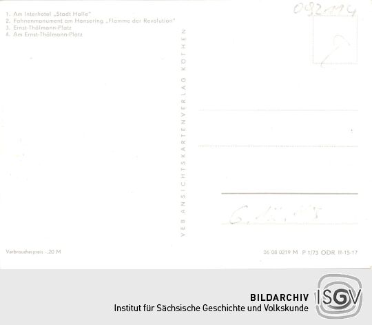 Postkarte: Jößnitz