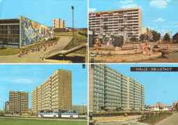 Postkarte: Halle - Neustadt (Saale)