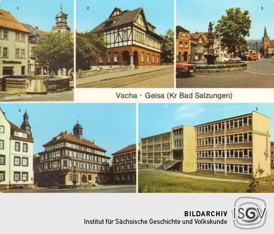 Postkarte: Vacha - Geisa (Kr Bad Salzungen)