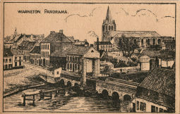 Postkarte: "Warneton. Panorama"