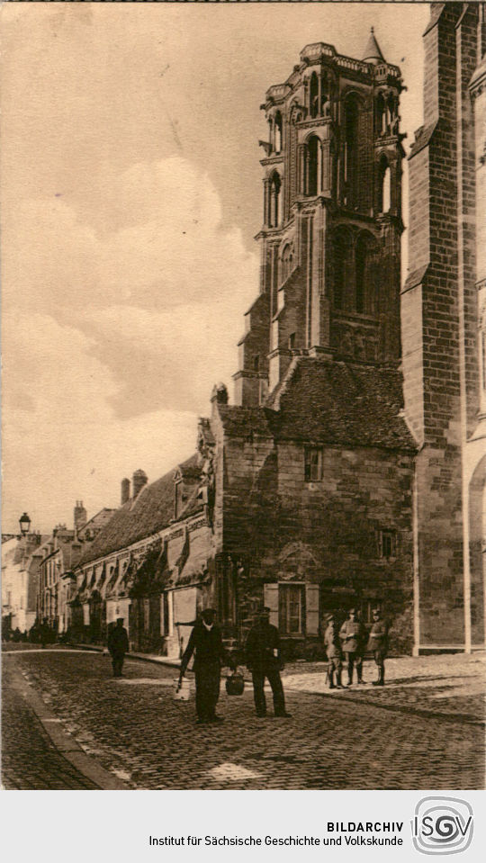 Postkarte: "Laon Kathedrale"