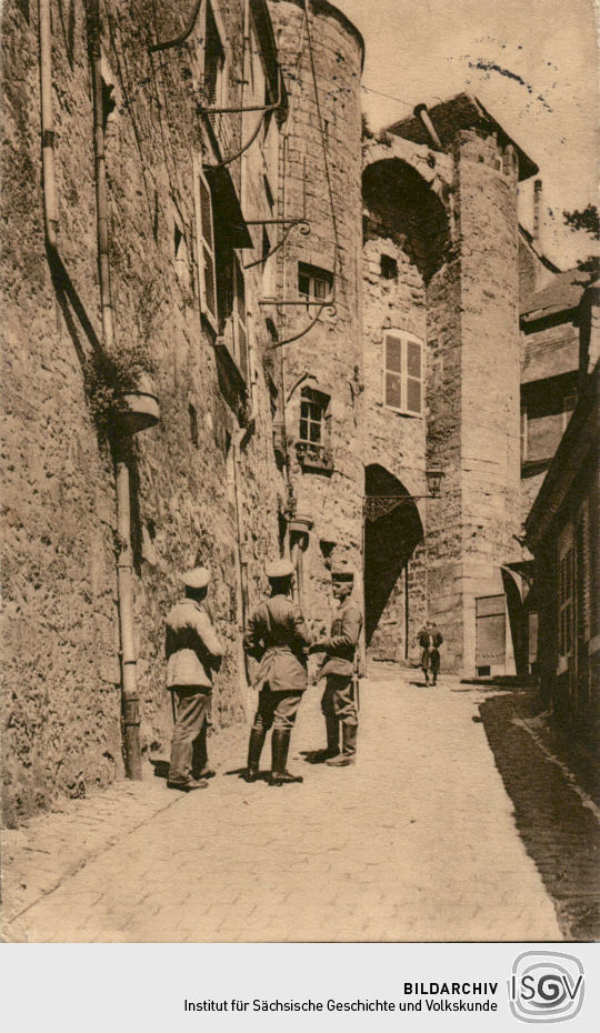 Postkarte: "Laon Porte des Chenizelles"