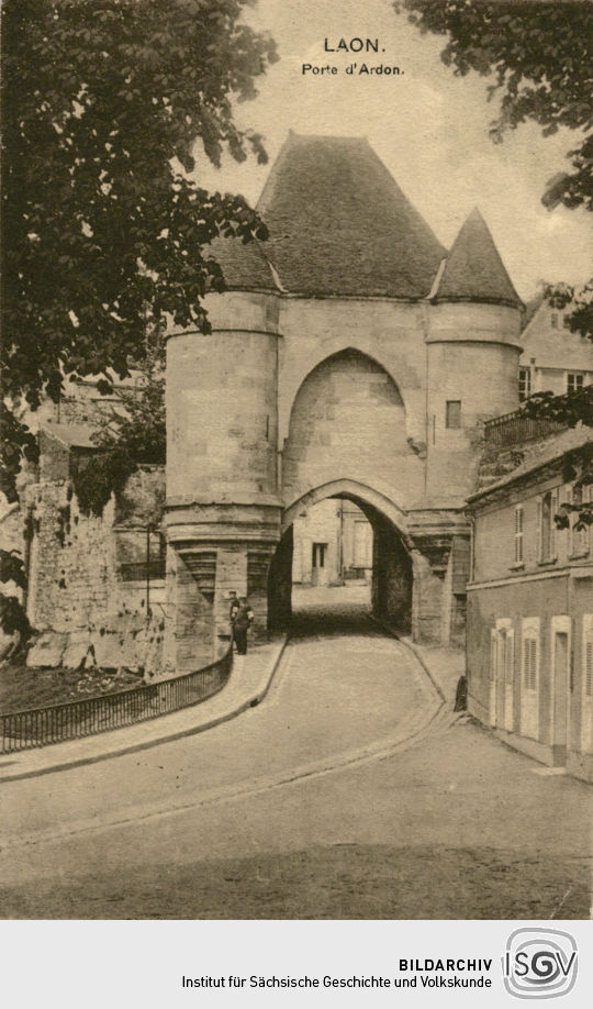 Postkarte: "Laon Porte d'Ardon"