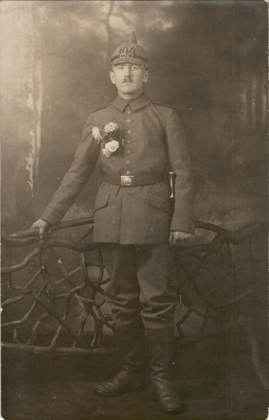 Postkarte: Soldat Willy Breunig