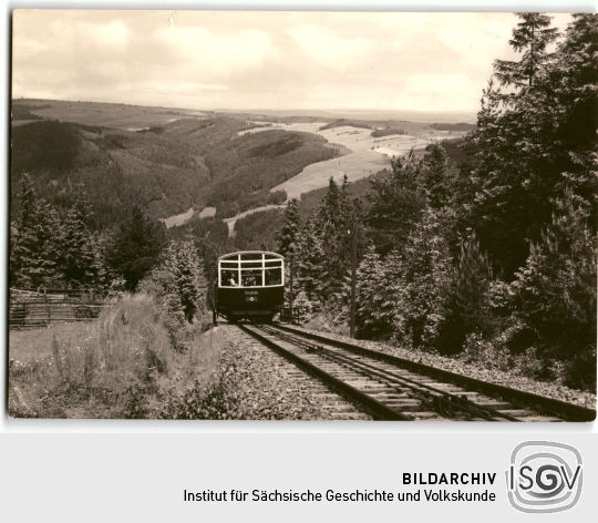 Postkarte 'Oberweissbach i. Thür. - Bergbahn'