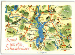Postkarte 'Rund um den Schwielochsee'