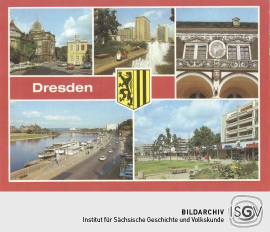 Postkarte: Dresden