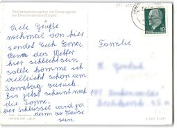 Postkarte 'Greifenbachstauweiher mit Campingplatz'