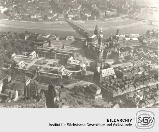 Dresden, Blick über Altstadt