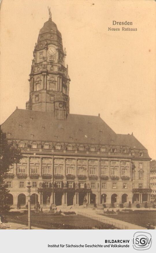 Dresden. Neues Rathaus.