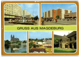 Postkarte: 'Gruss aus Magdeburg'