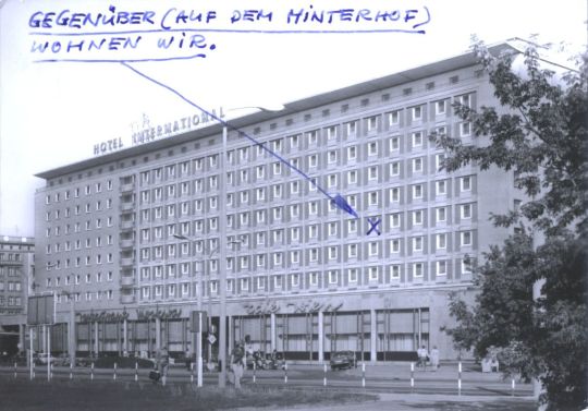 Postkarte: Magdeburg, Interhotel "International"