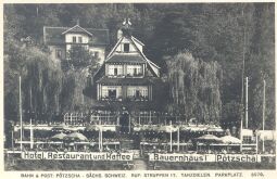 Bild: Bildpostkarte "Bauernschänke Pötzscha"