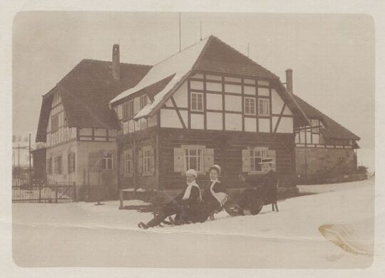 Postkarte "Weizdorfer Schänke, Sächsische Schweiz"