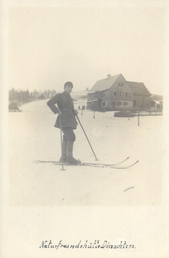 Postkarte: Naturfreundehütte Dönschten