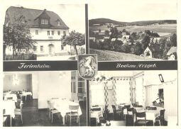Bild: Postkarte: Ferienheim der "Habämfa" (VEB Bäckereimaschinenbau Halle), Bockau