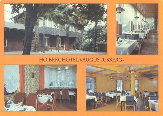 Postkarte: HO-Berghotel "Augustusberg", Bad Gottleuba