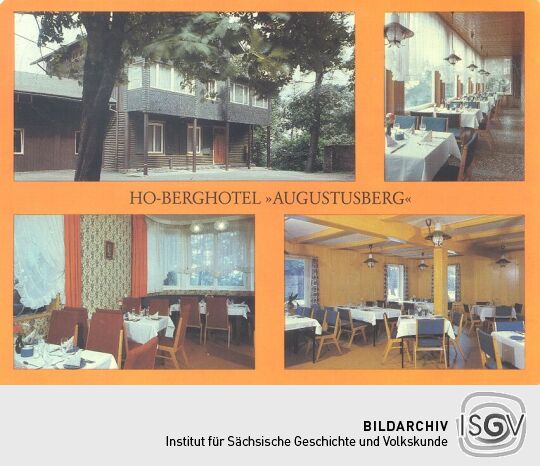 Postkarte: HO-Berghotel "Augustusberg", Bad Gottleuba