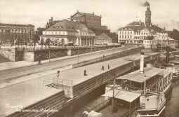 Bild: Postkarte "Dresden, Italienisches Dörfchen."