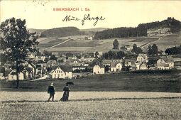 Bild: Postkarte: Ebersbach i. Sa.
