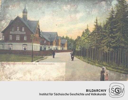 Postkarte "Hohenstein-Ernstthal, Bethlehemstift"