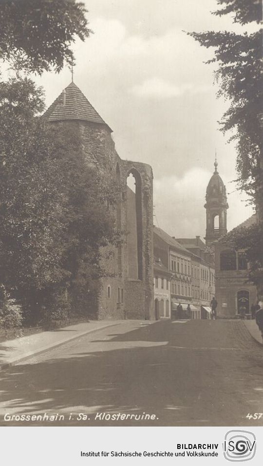 Postkarte "Grossenhain i. Sa. Klosterruine"