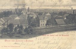 Bild: Bildpostkarte "Gruss aus Kamenz i. Sachsen"
