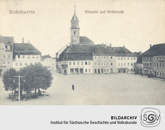 Bildpostkarte "Bischofswerda"