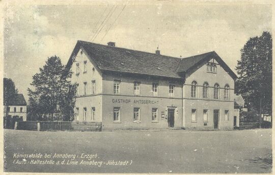 Bildpostkarte "Königswalde bei Annaberg i. Erzgeb."
