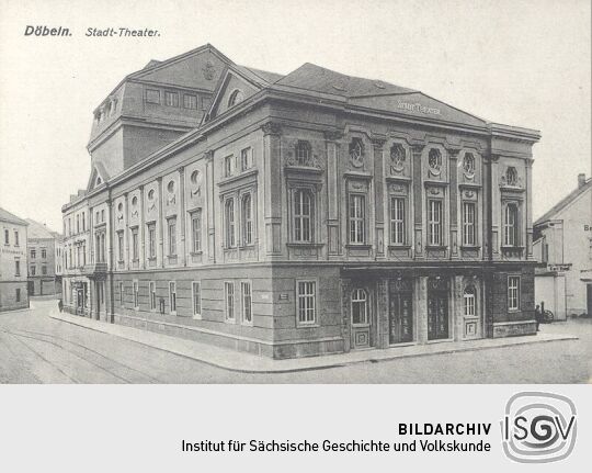 Bildpostkarte "Döbeln. Stadt-Theater"