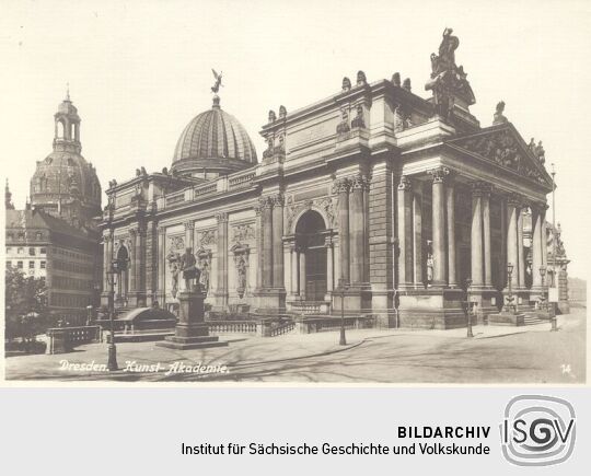 Bildpostkarte "Dresden. Kunst-Akademie."