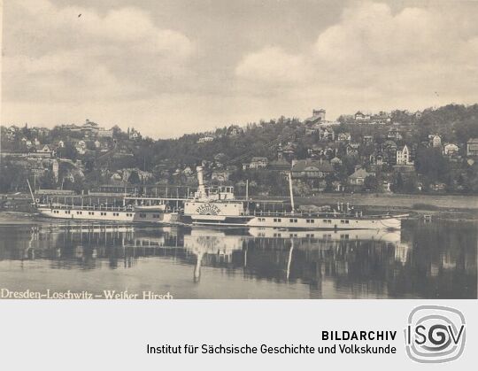 Bildpostkarte "Dresden-Loschwitz - Weißer Hirsch"