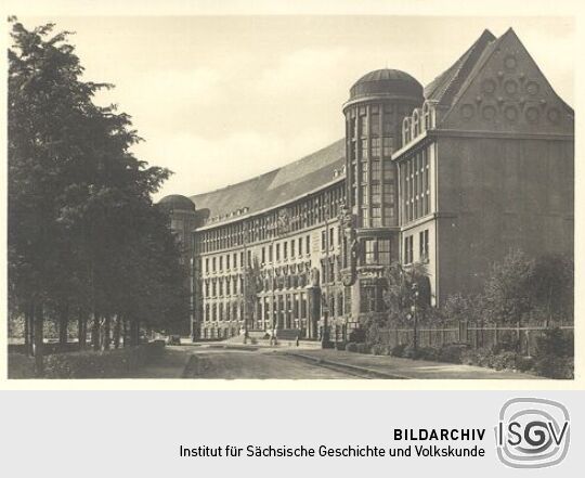 Bildpostkarte "Messestadt Leipzig"