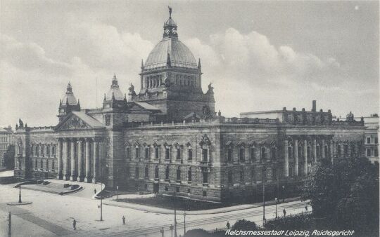 Bildpostkarte "Reichsmessestadt Leipzig, Reichsgericht"