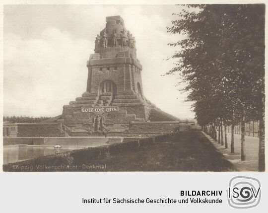 Bildpostkarte "Leipzig. Völkerschlacht-Denkmal."