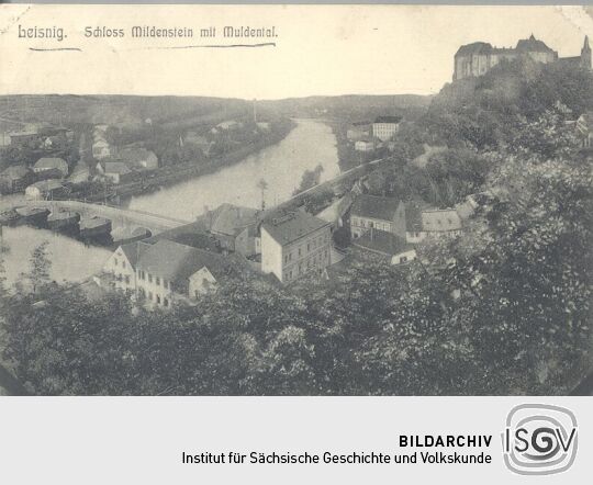Bildpostkarte "Leisnig."