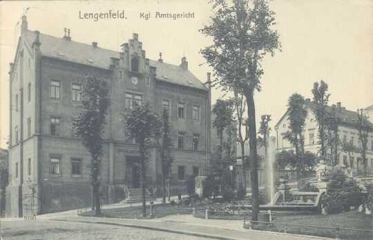 Bildpostkarte "Lengenfeld."