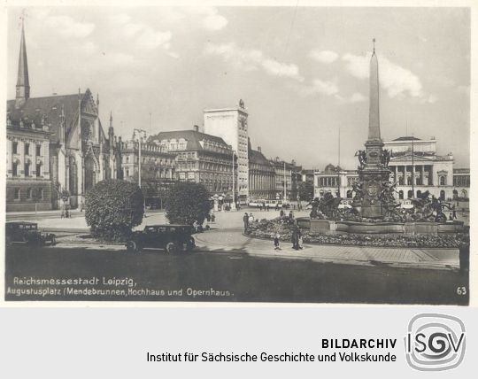 Bildpostkarte "Reichsmessestadt Leipzig"