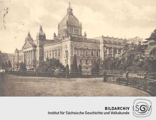 Bildpostkarte "Leipzig. Reichsgericht."